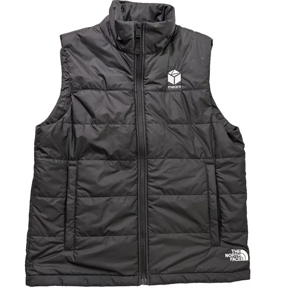 The North Face Men’s Black Insulated Puffer Vest Size Medium Zip Up Puffer Best - Picture 1 of 10